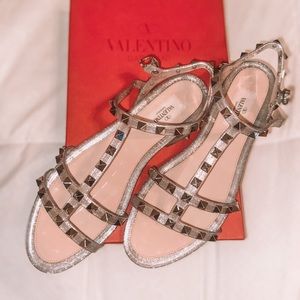 Valentino studded sandals - NEVER WORN